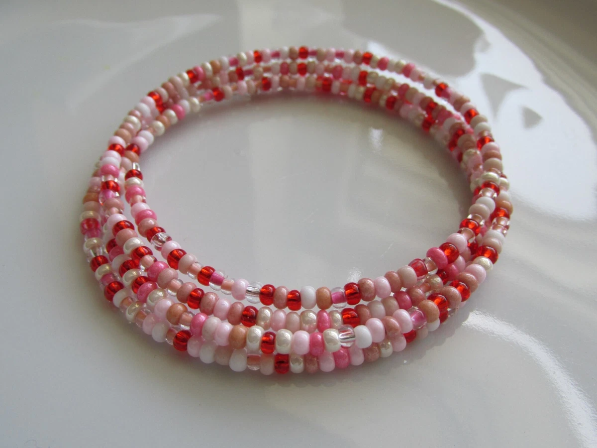 Pink and hotsell white bracelet