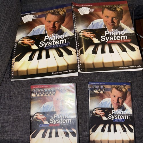 The Piano System Intermediate (6 Discs): Nate Bosch + Blue Rain Discs + Wookbook