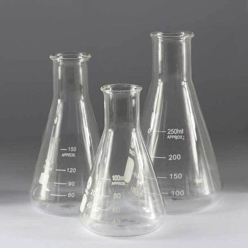 50ml-2000ml Conical Erlenmeyer Flask with rubber stopper Chemistry Glassware CA - Picture 13 of 15