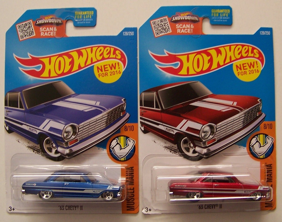 '63 CHEVY II Hot Wheels ミニカー Hot Wheels '63 Chevy II Choice Lot | 2 Cars per Lot | eBay