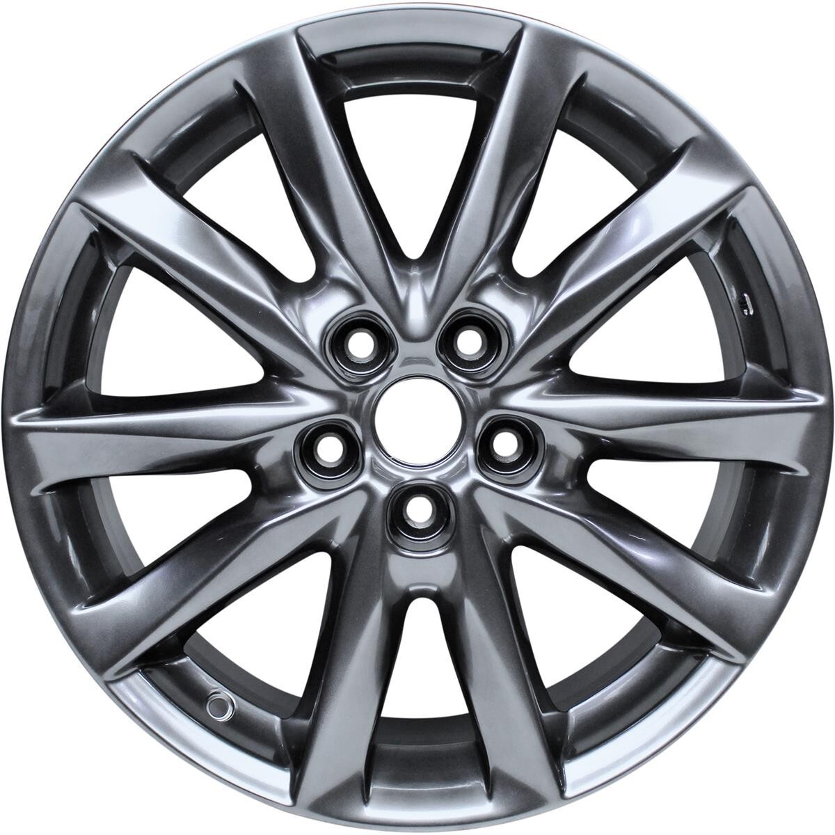 MAZDA3 FASTBAK BLACK selection 　18×7J+45 Mazda3 OEM Alloy Wheel, Design 168 (Black Metallic) — 18