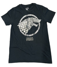 Official HBO Game of Thrones House Stark T-Shirt ? Size Small ? Direwolf Sigil
