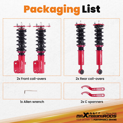 24 Ways Damper Coilover Shock Suspension For Mitsubishi