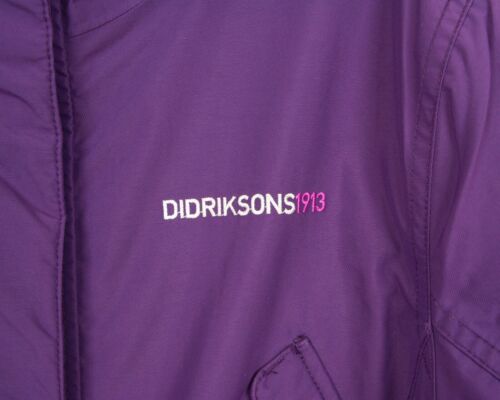 Didriksons Tilde Wns Storm System Damen L Kapuzenparka Jacke Mantel Lila Eu 42 - Bild 3 von 10
