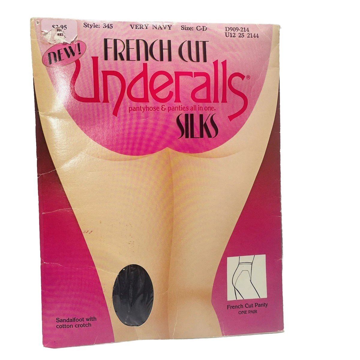 pantyhose and panties Underalls French Cut Silks Pantyhose & Panties All in One C-D Very Navy  Vintage | eBay