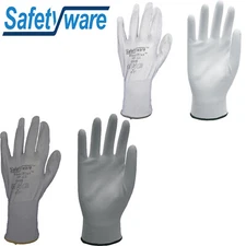 Safetyware Flexiplus PU Coated Work Safety Gloves Mechanic Construction General