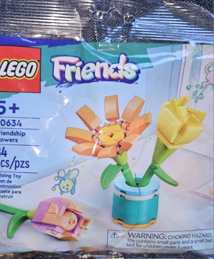 84pc LEGO FRIENDS: Friendship Flowers 30634 Orange Daisy Yellow