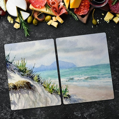 Planche à découper en verre Tulup Forme rectangulaire - 2x40x52 cm - Effet 3D moderne | Leroy Merlin