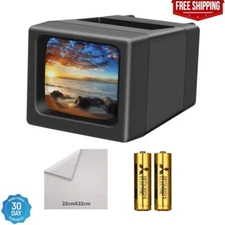 LED Lighted Illuminated 35mm Slide Viewer(2AA Batteries Included)
