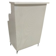 Salon / Retail Reception Desk with pencil pleat front - other colours available
