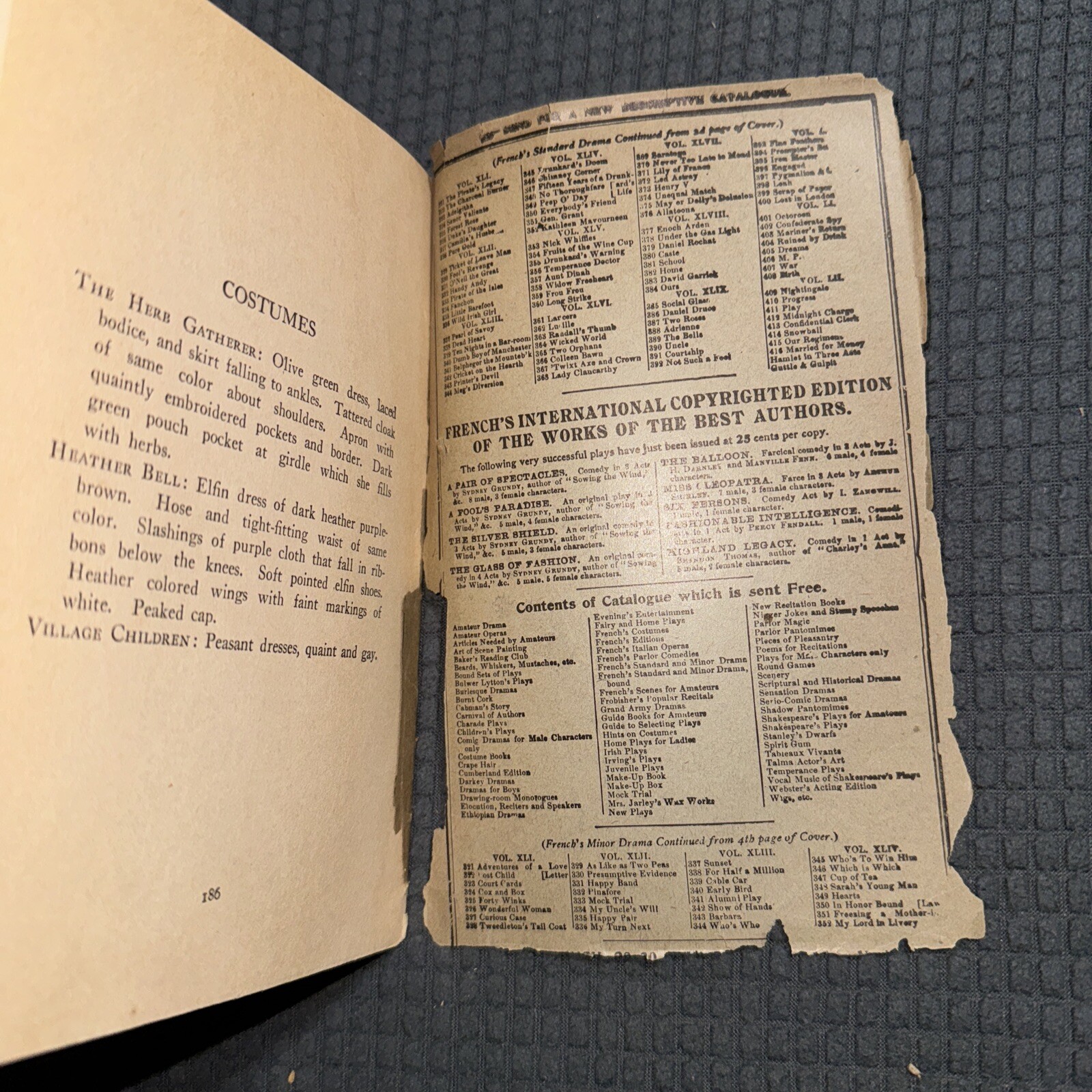 Samuel French The Elf Child by Constance D’Arcy Mackay 1909 Henry Holt Vintage