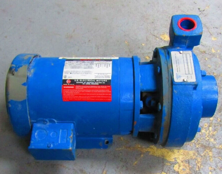 NEW PEERLESS CENTRIFUGAL PUMP C610A 15GPM 1781 RPM W US ELECTRIC 1HP MOTOR