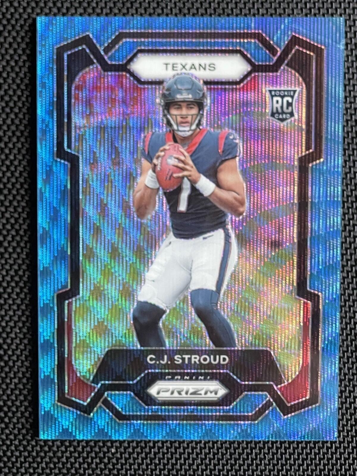 2023 Panini Prizm CJ Stroud Rookie Blue Wave Prizm /199 #339