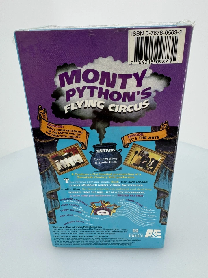Monty Pythons Flying Circus VHS - Crunchy Frog & Erotic Film - Image 2 of 3