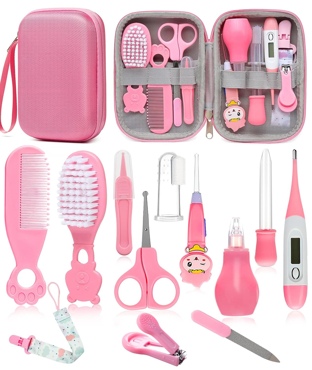 Baby Healthcare and Grooming Kit, Safety Newborn Nursery Baby Care Kit, with Hai