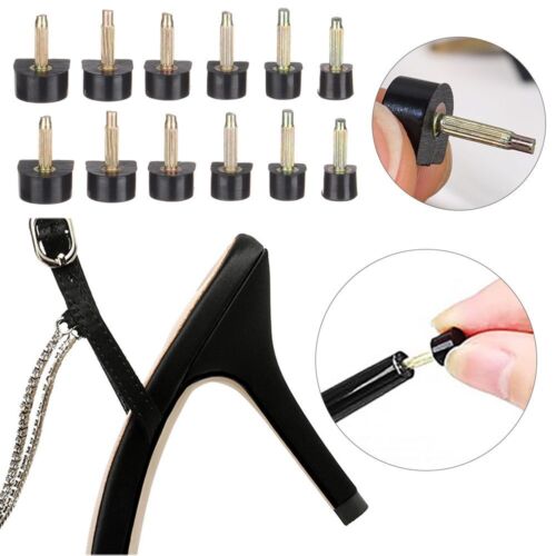 Nails Stiletto Replacement Heels Tips High Heel Repair Pins High Heel Tips Taps - Picture 1 of 18