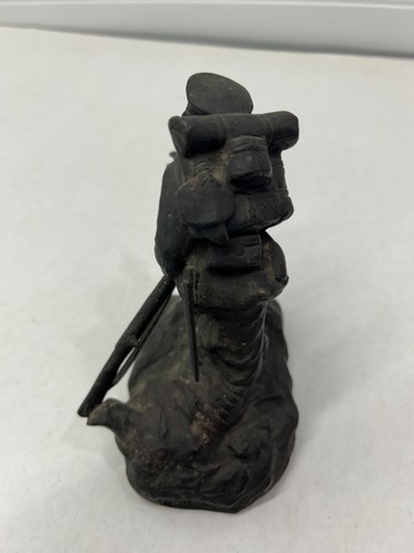 WWII Imperial Japanese Army Soldier Bronze Statue - Picture 2 of 6