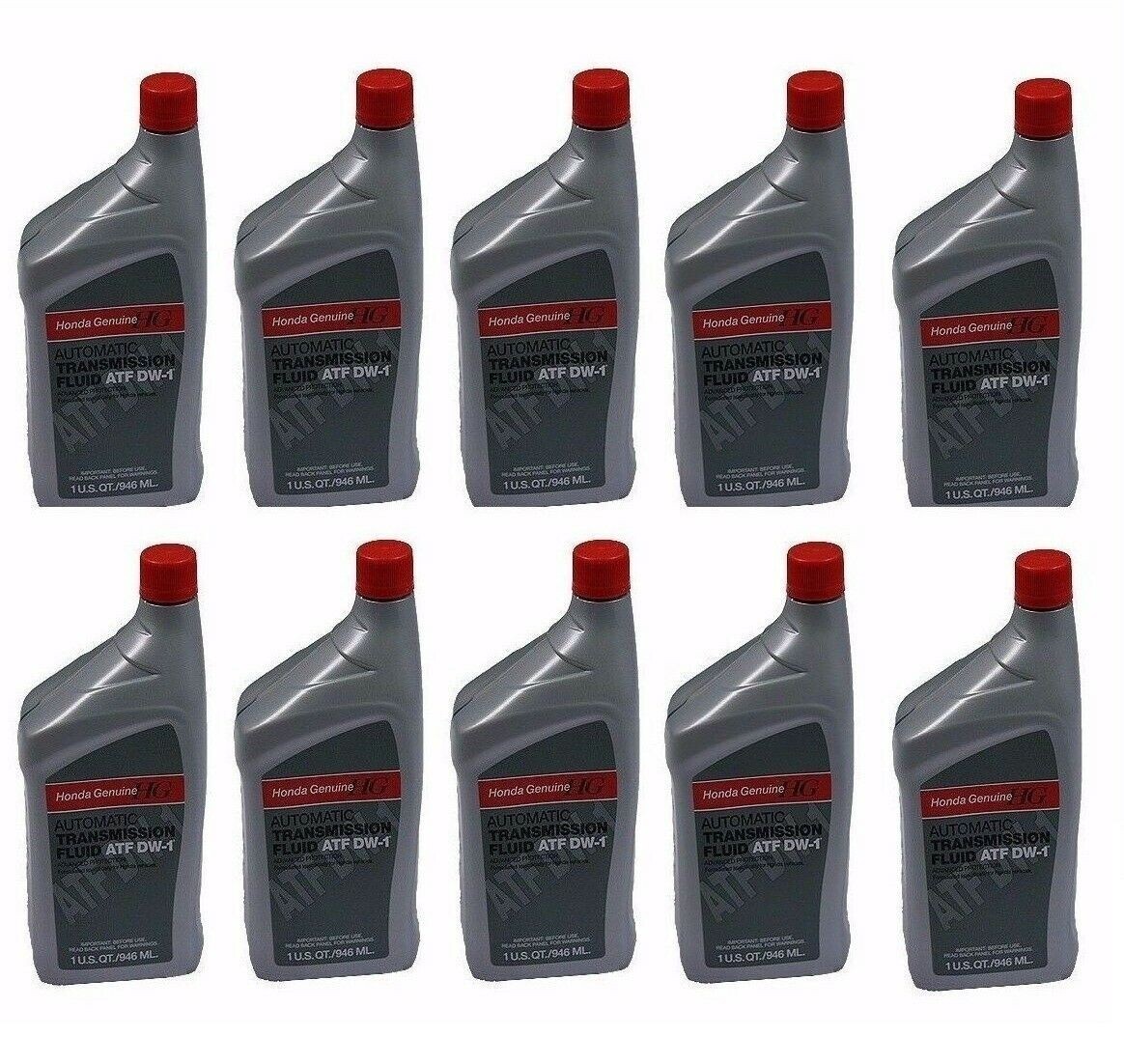 10 Quarts GENUINE HONDA Automatic Transmission oil Fluid ATF DW1 For