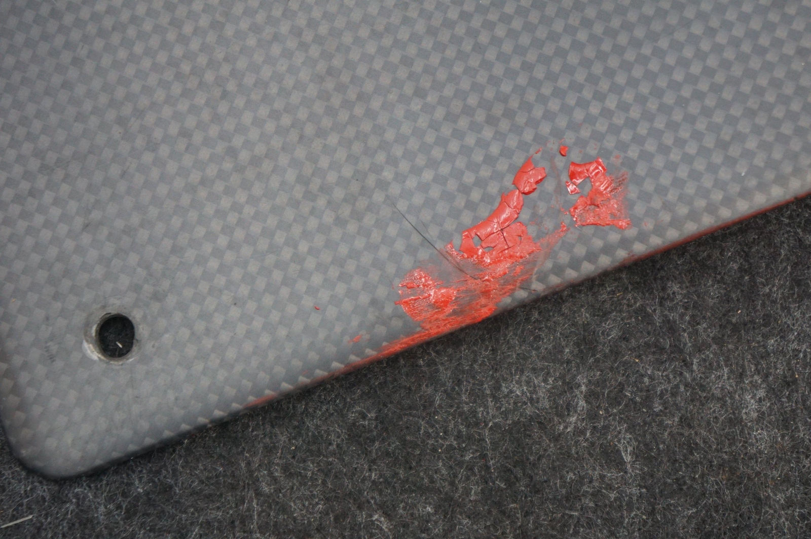 Center Console Carbon Fiber Tunnel 69330800 Ferrari F430 Challenge 05-10 *Note*