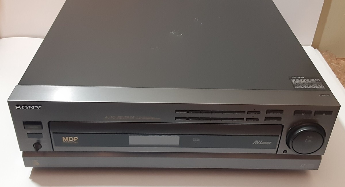 u*6様 SONY MDP-605 CD CDV LD PLAYER Sony MDP-605 CD CDV LD LaserDisc Player Auto Reverse (1992