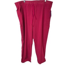 Urbane Performance Women's Knit Waist Cargo Jogger Scrub Pant Size PXXL