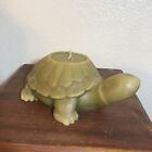 9” Solid Wax Turtle Candle - Never Used, Collectible Reptile Figurine w/ 1 wick