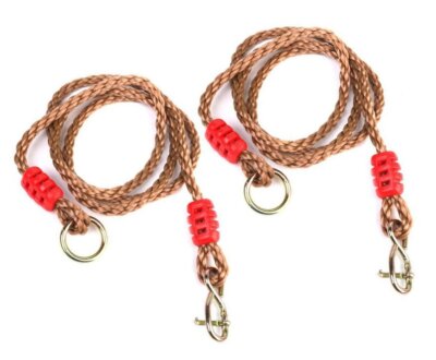   650lbs Capacity Indoor Outdoor Hammock Hanging Straps Tree Swing Nylon Rope