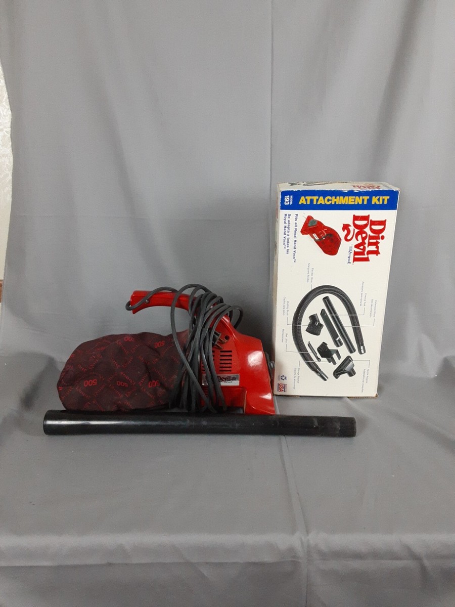 Dirt Devil Royal Model 08131 Handheld Corded Vacuum Cleaner/ Kit