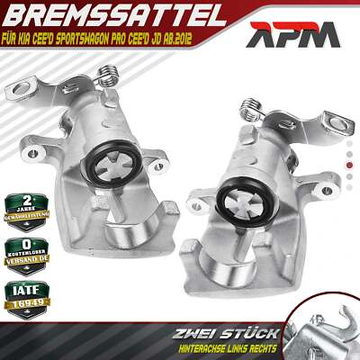 2x Bremssattel Hinten L+R 34mm für KIA Cee'D Sportswagon Pro Cee'D JD 2012-2018