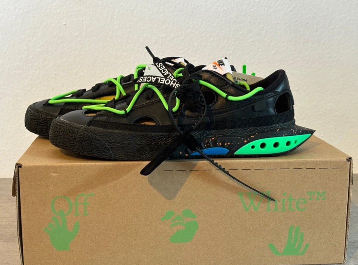 OFF WHITE X NIKE NIKE Blazer low 77 x OFF WHITE Nuove Taglia 38 EU