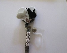 ID BADGE RETRACTABLE REEL MAGNET OR CLIP, MEDICAL,NURSE,PEDIATRICS,VETERINARIAN