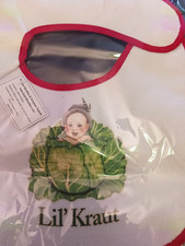 NEW! BABY BIP LIL'  KRAUT.Newborn,Toddler,German Style .Red White.100% Cotton