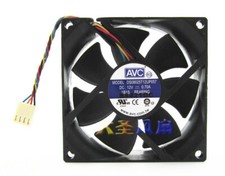 1PC AVC DS08025T12UP057 12V 0.70A 8CM 4-wire temperature controlled cooling fan