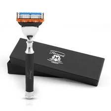 Smart Grip 5 Edge Razor for Men, Bold Women’s Razor, Body Face Razor, Black