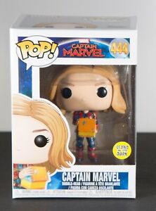 Funko Pop Captain Marvel #444 Glow in the Dark Lunchbox GITD | eBay