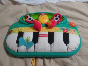 fisher price kick and play piano crib toy