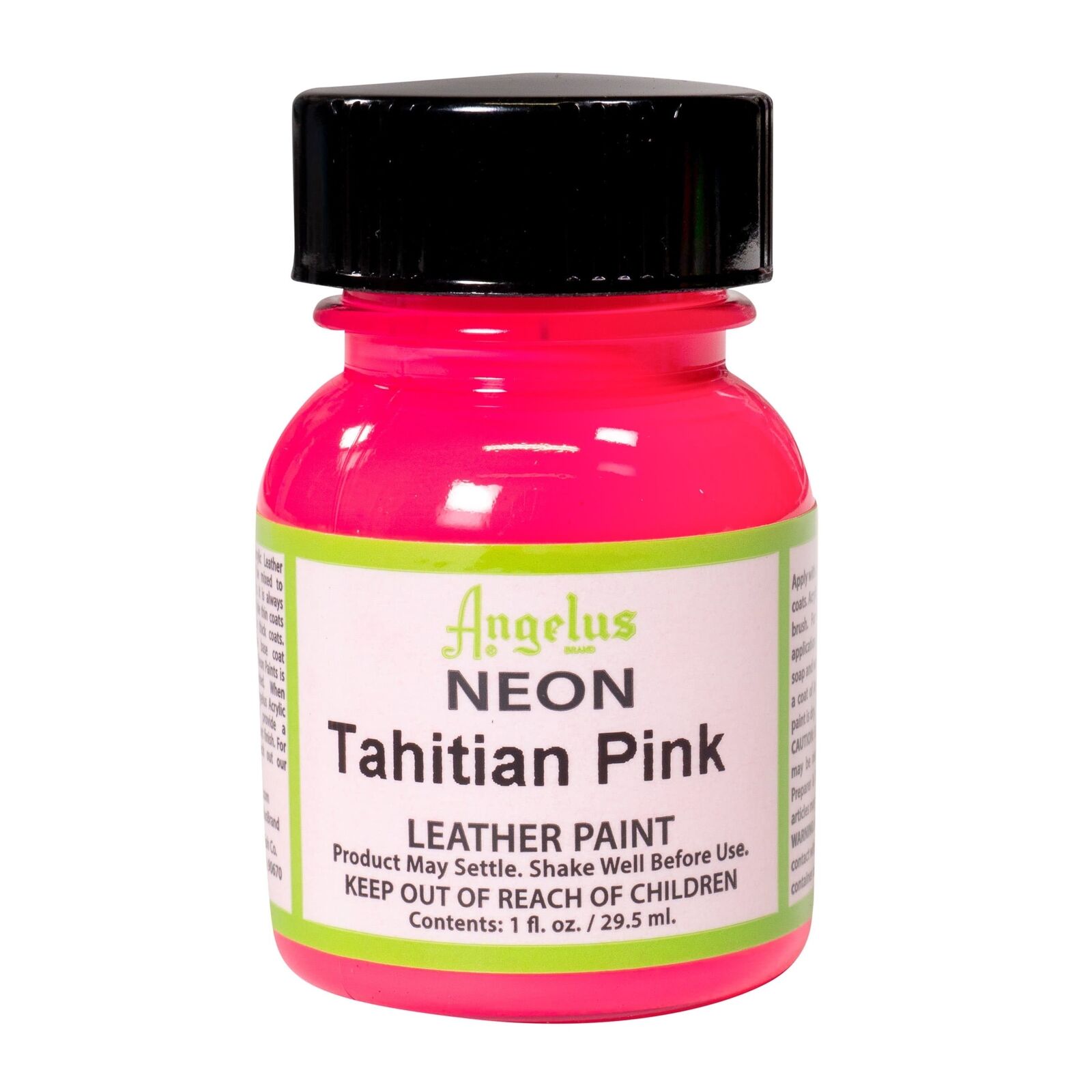 Angelus brand 付与 Neon ギフト TAHITIAN PINK leather acrylic paint oz. 1