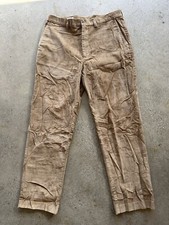 Vintage 1990s Orvis Tobacco Brown Cotton Corduroy Pants Size 34 x 31