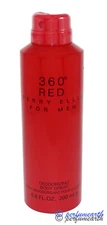 360 RED FOR MEN DEODORANT BODY SPRAY 6.0 OZ  NEW BY PERRY ELLIS Same As Picture