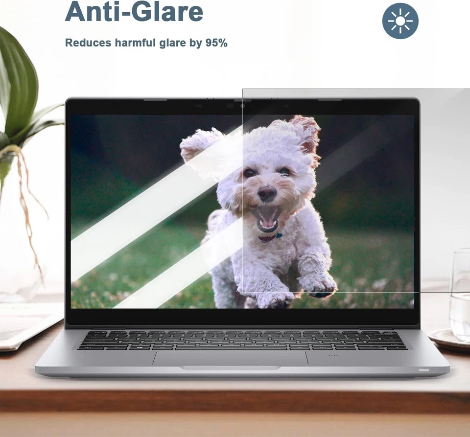 IPROKKO 15.6”/16:9 Aspect Ratio Laptop Privacy Screen Anti Glare Filter ## - Image 3 of 4