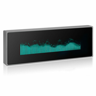 N128 Display Spettro Musicale Con Orologio VFD E Misuratore VU - Indicatore Livello Sonoro Con Guscio, 3 Anni Garanzia
