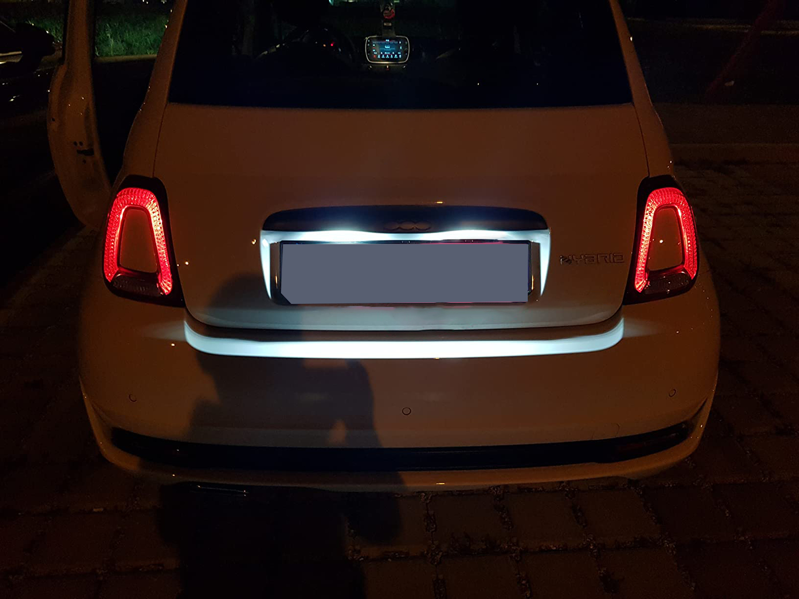 LED License Number Plate Light CANBUS For Euro Spec 20072016 FIAT 500