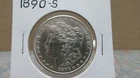 1890 S Morgan Dollar AU