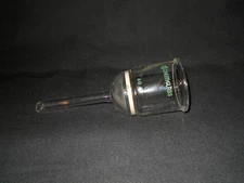 Chemglass 40mm Medium Frit Glass 60mL Buchner Filter Funnel, Chipped