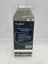 (1) Pro Safe Perfect Fit Sleeves for PSA Graded Slabs 50ct Not Thick PSA Slabs!
