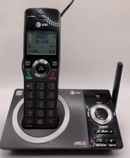 AT&T CL82419 Cordless Phone Main Answering Machine + 1 Handset (Tested working)