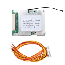 13S 48V 30A Li-Ion Battery Protection BMS PCB Board with Equalization for e-bike