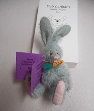 DEB CANHAM~ ERNESTINE THE RABBIT,  Ltd Ed 2001 Winter Trade Show ~457/500
