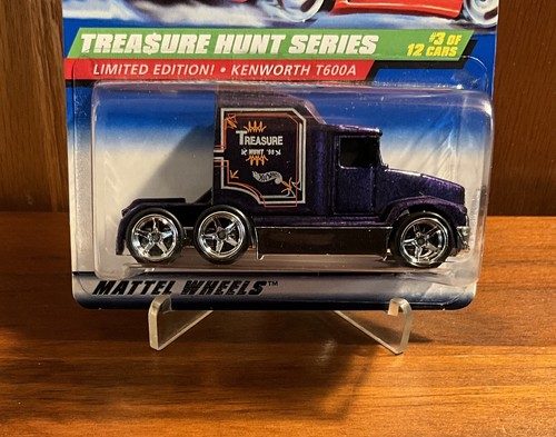 Hot Wheels Treasure Hunt *Kenworth T600A* w/Chase Style Real Riders (Wheel Swap) - Picture 2 of 13