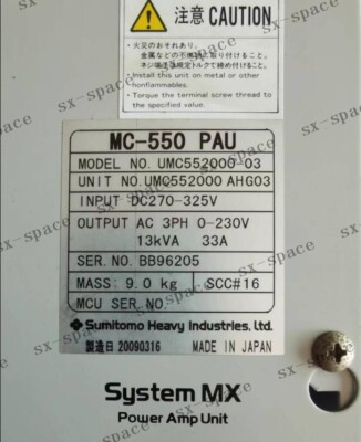 1PCS MC-550 PAU UMC552000-03 100% tested by DHL or FedEx | eBay